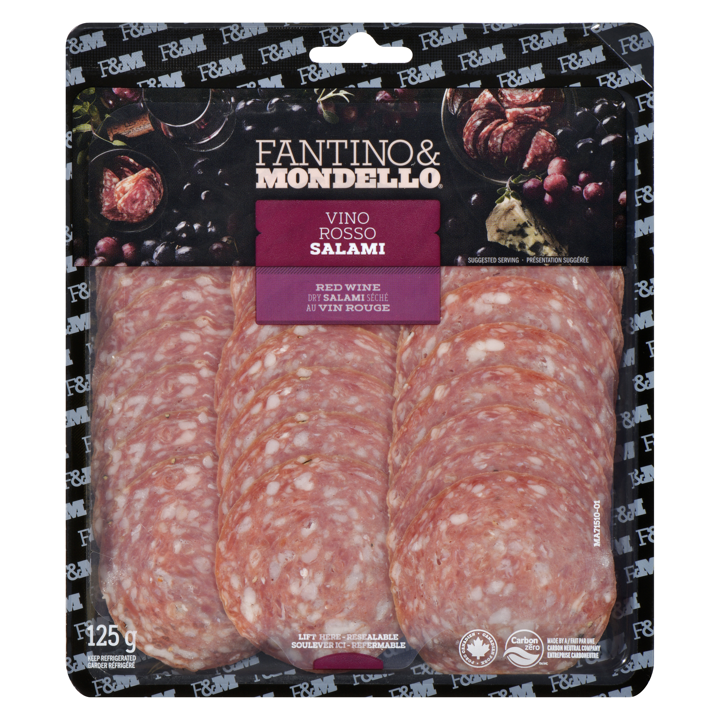 ML VINO ROSSO SALAMI FANTINO